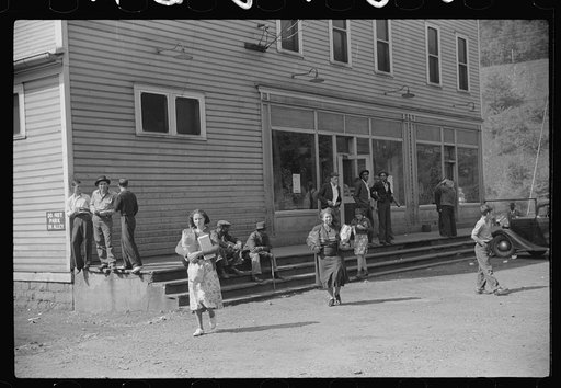 Company store, coal mining town, Caples, West Virginia