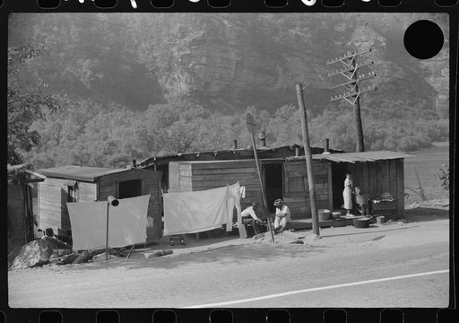 Along the main road between Charleston and Gauley Bridge, West Virginia
