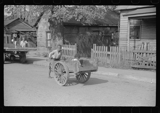 Street in Negro section, Charleston, West Virginia