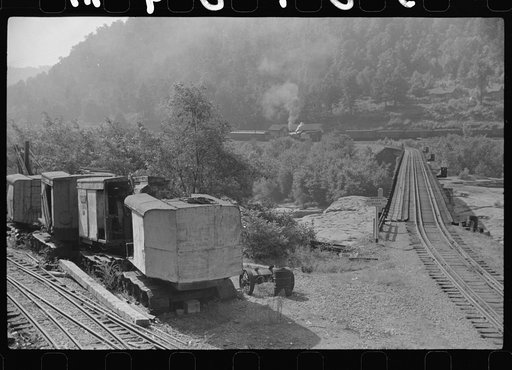 Along main road between Charleston and Gauley Bridge, West Virginia