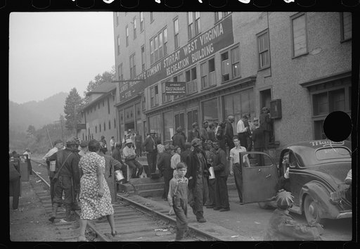 Untitled photo, possibly related to: Payday, coal mining town, Omar, West Virginia