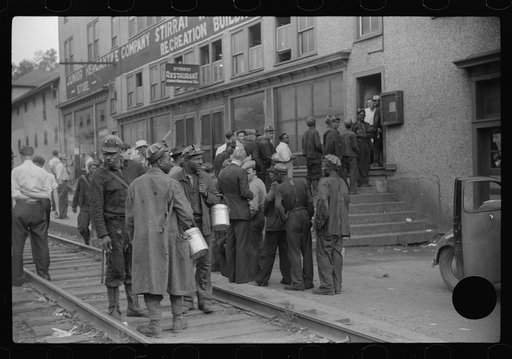 Untitled photo, possibly related to: Payday, coal mining town, Omar, West Virginia