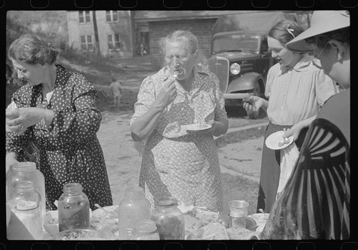 Women at Sunday school picnic, Jere, West Virginia