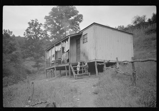 Coal miner's shack, Pursglove, West Virginia
