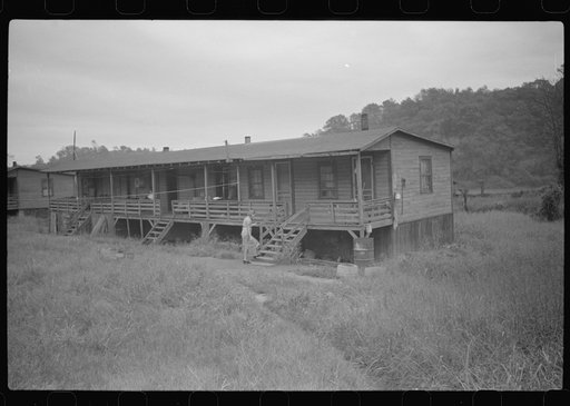 Coal miners' shacks. Scotts Run, West Virginia