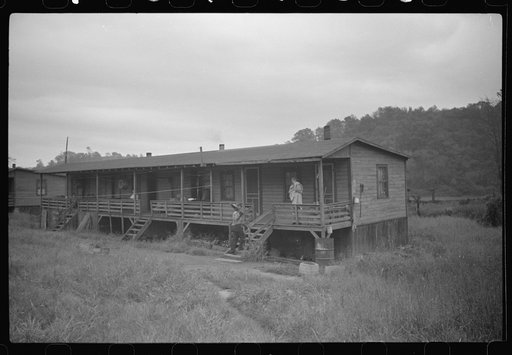 Untitled photo, possibly related to: Coal miners' shacks. Scotts Run, West Virginia