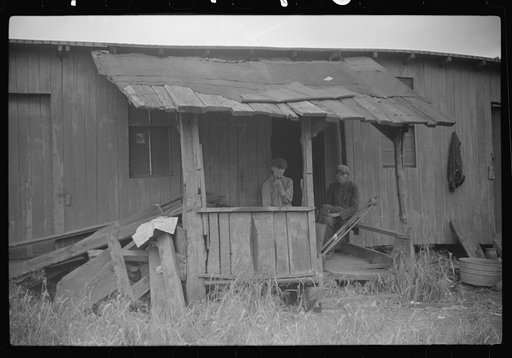 Former miners (note crutches). Scotts Run, West Virginia