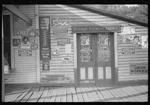 Untitled photo, possibly related to: Storefront, coal mining camp, Scotts Run, West Virginia