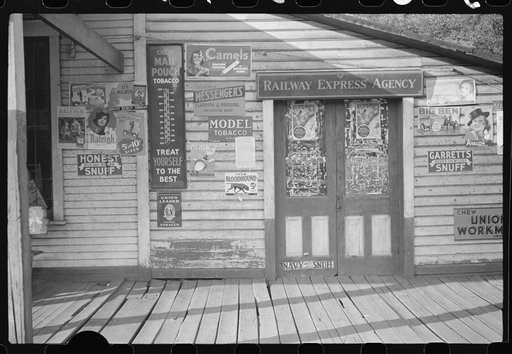 Untitled photo, possibly related to: Storefront, coal mining camp, Scotts Run, West Virginia