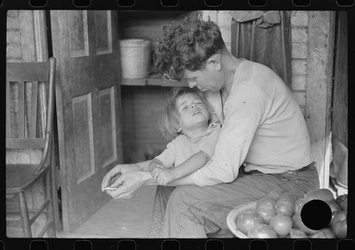 Untitled photo, possibly related to: Mexican miner and child, Bertha Hill, Scotts Run, West Virginia