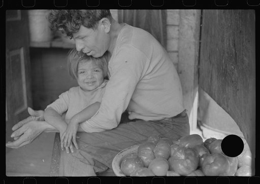 Untitled photo, possibly related to: Mexican miner and child, Bertha Hill, Scotts Run, West Virginia