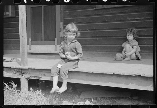 Untitled photo, possibly related to: Child of coal miner, Jere, Scotts Run, West Virginia