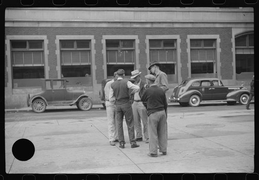 Untitled photo, possibly related to: A rainy Saturday afternoon, courthouse square, Morgantown, West Virginia