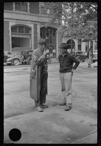 Untitled photo, possibly related to: A rainy Saturday afternoon, courthouse square, Morgantown, West Virginia