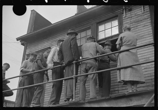 Untitled photo, possibly related to: Payday, Osage, West Virginia