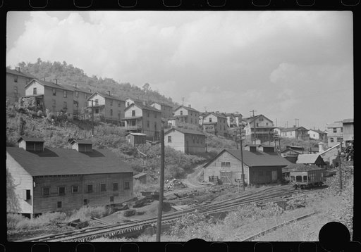Untitled photo, possibly related to: Company houses, coal mining section, Pursglove, Scotts Run, West Virginia
