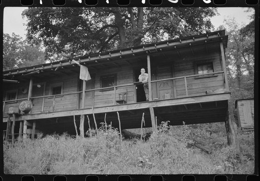 Coal miners' shanties. The "Patch," Cassville, West Virginia