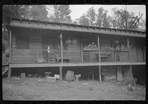 Coal miner's home, company house, the "Patch," Cassville, West Virginia