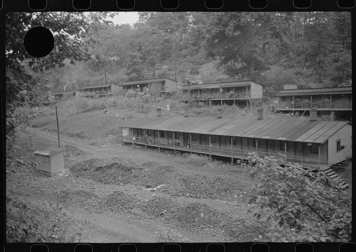 Untitled photo, possibly related to: Coal miner's home, company house, the "Patch," Cassville, West Virginia