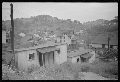 Company houses, coal mining section, Pursglove, Scotts Run, West Virginia