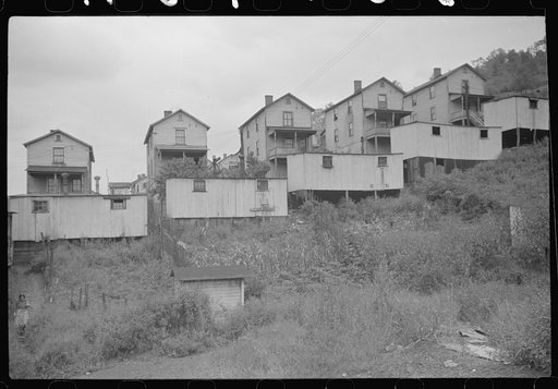 Company houses and shacks, Pursglove, West Virginia