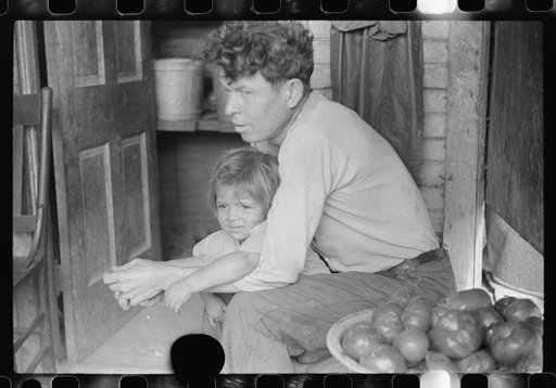 Untitled photo, possibly related to: Mexican miner and child, Bertha Hill, Scotts Run, West Virginia