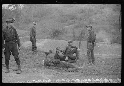 Untitled photo, possibly related to: Coal miner: the "lady's man" and "smart guy." Bertha Hill, West Virginia