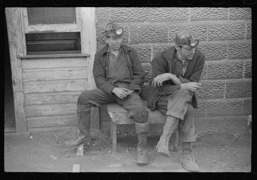 Mexican miner (father of children in 50315-E, 50318-E) and friend, Bertha Hill, West Virginia