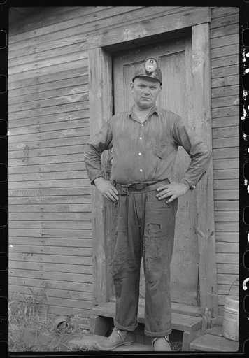 Coal miner, Chaplin, Scotts Run, West Virginia