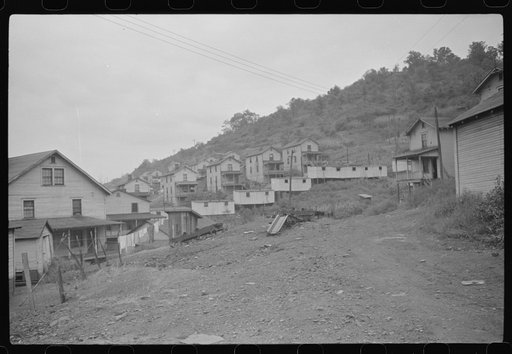 Company houses, coal mining section, Pursglove, Scotts Run, West Virginia