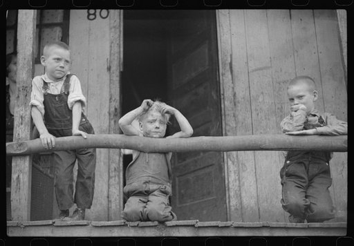 Coal miner's children, Pursglove, West Virginia