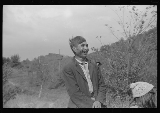 Untitled photo, possibly related to: Mexican coal miner and child. Bertha Hill, Scotts Run, West Virginia