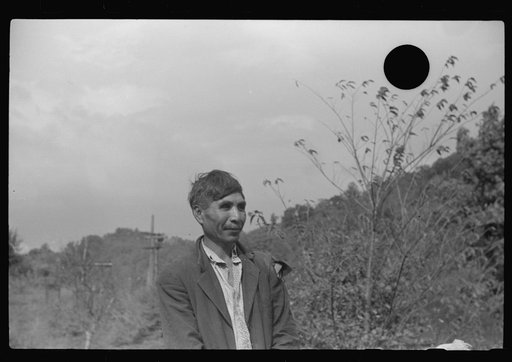 Untitled photo, possibly related to: Mexican coal miner and child. Bertha Hill, Scotts Run, West Virginia