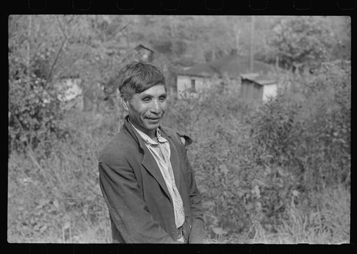 Untitled photo, possibly related to: Mexican coal miner and child. Bertha Hill, Scotts Run, West Virginia