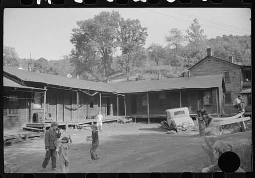 Untitled photo, possibly related to: Miners' homes, abandoned town, Jere, West Virginia