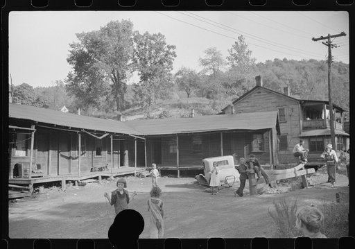 Untitled photo, possibly related to: Miners' homes, abandoned town, Jere, West Virginia