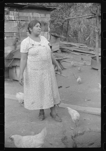 Mexican miner's wife. She doesn't speak English. Scotts Run, Bertha Hill, West Virginia