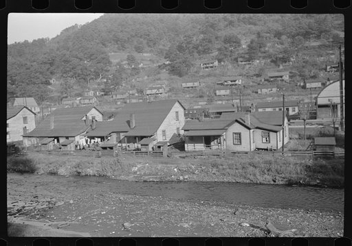 Coal mining town in Welch, Bluefield section of West Virginia