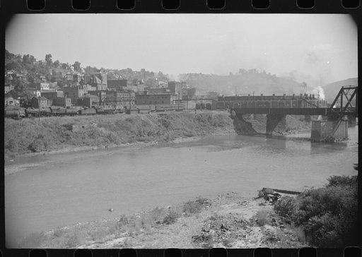 Coal mining town in Welch, Bluefield section of West Virginia