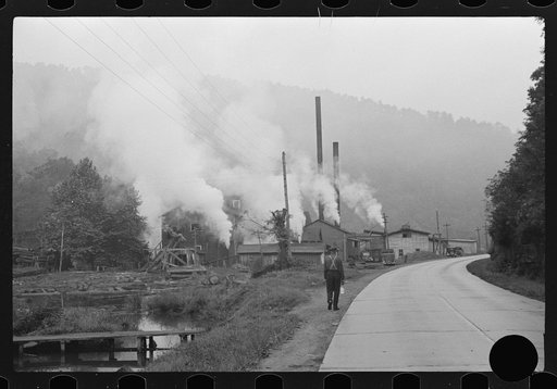 Untitled photo, possibly related to: Morrison Gross and Company, sawmill, Erwin, West Virginia