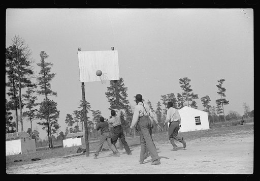 Students at FSA (Farm Security Administration) project school, Prairie Farms, Montgomery, Alabama, during supervised outdoor recreational activities