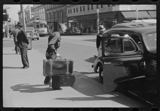 White porter (bellhop), Henry Grady Hotel, Atlanta, Georgia