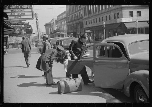 Untitled photo, possibly related to: White porter (bellhop), Henry Grady Hotel, Atlanta, Georgia