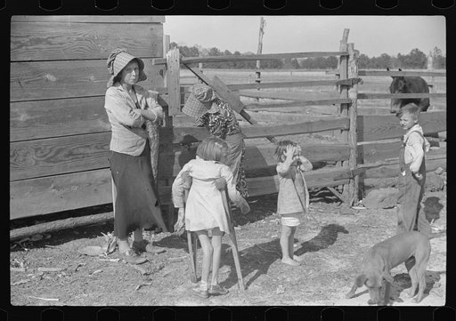 George Cowley family (rural rehabilitation clients), Pike County, Alabama