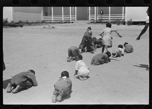 Supervised games with schoolchildren, Gees Bend, Alabama