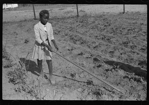 Working in school garden, Gees Bend, Alabama
