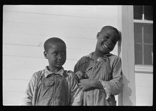 N.R.A. and Lindberg Pettway, sons of Nolan Pettway, Gees Bend, Alabama