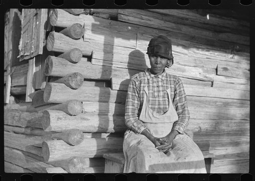 Untitled photo, possibly related to: Aunt Sally, old midwife, the only doctor or nurse ever heard of in Gees Bend before project was started. Gees Bend, Alabama