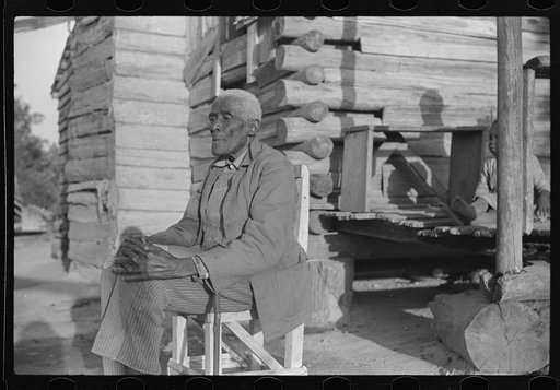 Old man Moseley, now blind, Gees Bend, Alabama