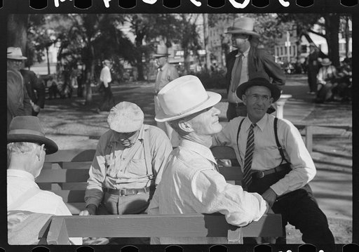 Park bench, Lakeland, Florida